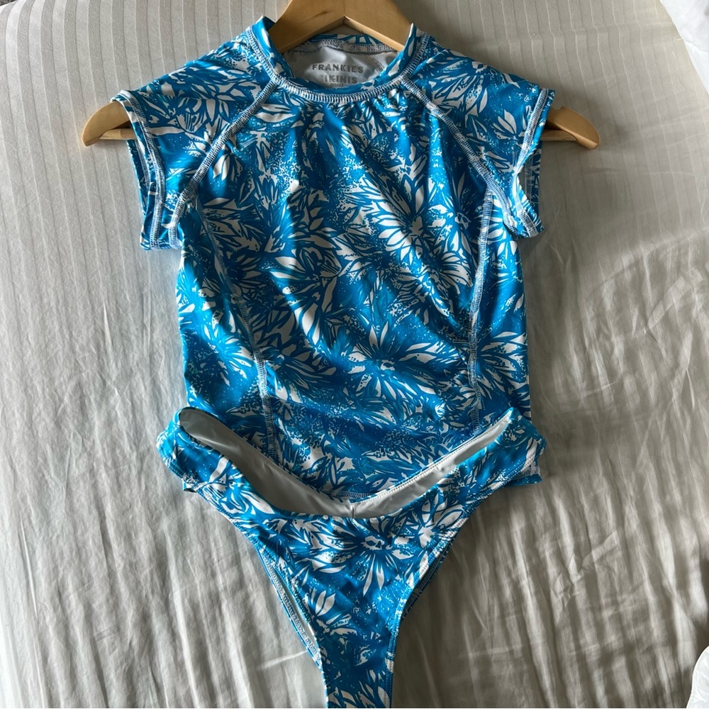 Frankie’s Bikinis Blue Crush Set - Iris